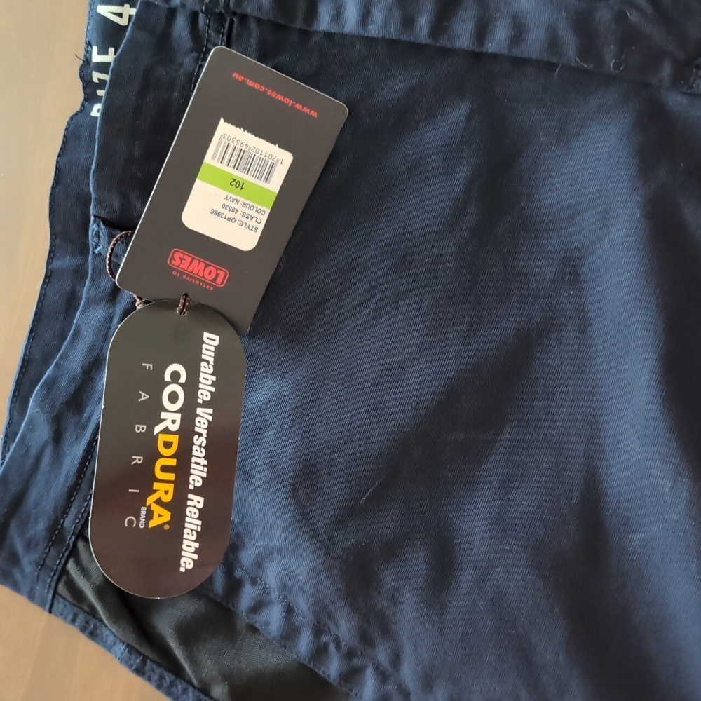 Men's Navy Work Shorts - Picture 9 of 9
